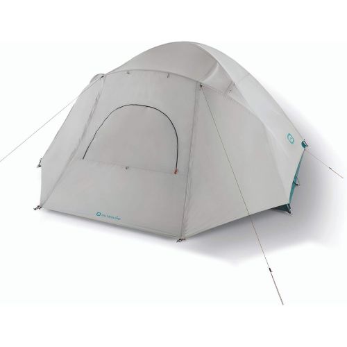  Outbound 8-Person Dome Tent for Camping with Carry Bag and Rainfly Eclipse Sun Blocking Technology Water Resistant 3 Season Grey/White