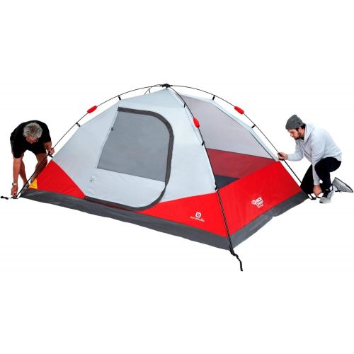  Outbound Instant Pop up Tent for Camping with Carry Bag and Rainfly | Water Resistant | 3 Season | Dome & Cabin Tents, 5, 6, 8, and 10-Person