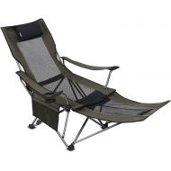 [아마존베스트]OUTDOOR LIVING SUNTIME Camping Folding Portable Mesh Chair with Removabel Footrest