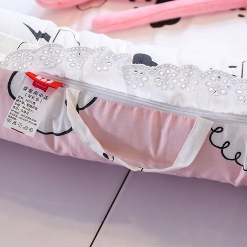  OUYAWEI Baby Detachable Mattress Baby Nest Newborn Babynest Sleep Bed(Rain cloud)