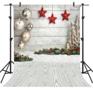 OUYIDA Christmas Theme 5X7FT Seamless CP Pictorial Cloth Photography Background Computer-Printed Vinyl Backdrop SD768C