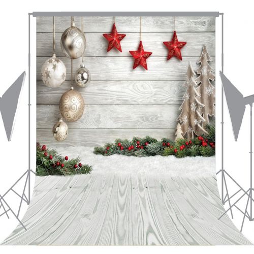  OUYIDA Christmas Theme 5X7FT Seamless CP Pictorial Cloth Photography Background Computer-Printed Vinyl Backdrop SD768C