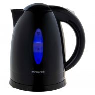 Ovente Electric Water Kettle 1.7 Liter with LED Indicator Light, 1100 Watts Fast & Concealed Heating Element, BPA-Free, Auto Shutoff Function and Boil Dry Protection, Black (KP72B)