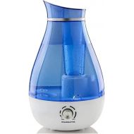Ovente Ultrasonic Home Water Cool Air Mist Machine, Germ Free, 20 Watts, BPA Free, Humidifier with Blue Light Indicator, 2.5 Liter Refillable Water Tank, and Compact for Easy stora