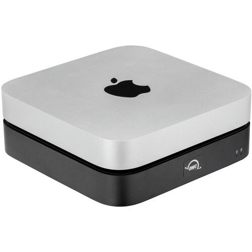  OWC 28TB miniStack STX & Thunderbolt Hub Xpansion (8TB SSD + 20TB HDD, Matte Black)