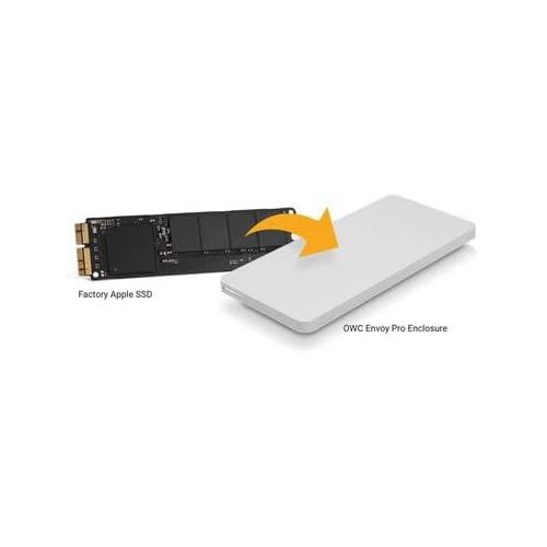  OWC 480GB Aura Pro X2 Complete SSD Upgrade Solution with Tools & OWC Envoy Pro Enclosure Compatible with MacBook Air (Mid 2013-2017) and MacBook Pro (Retina, Late 2013 - Mid 2015)