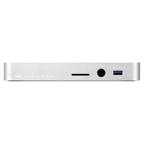  OWC USB-C Dock, 10 Port, Designed for MacBook-Silver w/Mini DisplayPort