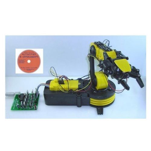  OWI-535PCACT ROBOTIC ARM KIT W USB PC INTERFACE & Experiments Curriculum CD