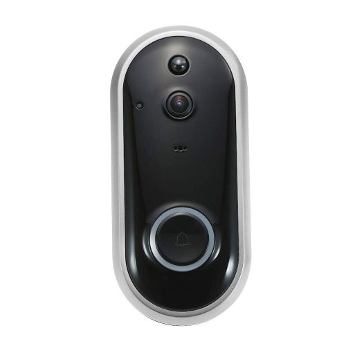  Smart WiFi 1080P Security Doorbell OWSOO Visual Recording Night Vision PIR Motion Detection Low Power Consumption Phone APP Remote Home Monitoring(TF Card&Battery are Not Included)