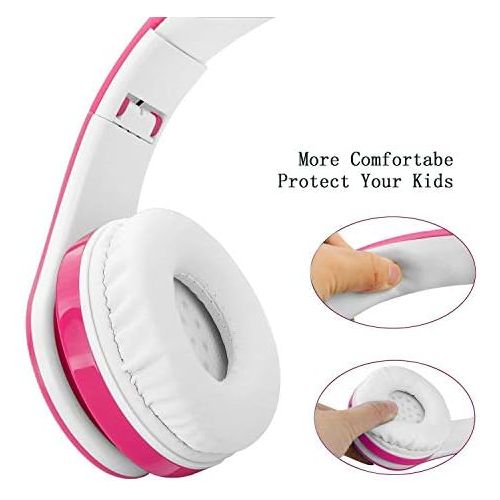  [아마존 핫딜]  [아마존핫딜]OXENDURE Kabellose Bluetooth Faltbare Kopfhoerer fuer Kinder Jugendliche Leicht tragbare Headset mit Mikrofon Sportkopfhoerer Hi-Fi Audio Lautstarkebeschankung Over Ear Stereo Buegelkopfhoerer.R