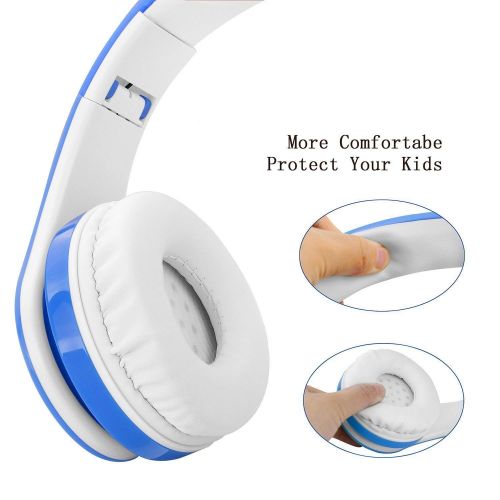  [아마존 핫딜]  [아마존핫딜]OXENDURE Kabellose Bluetooth Kopfhoerer fuer Kinder Jugendliche ab 5 Kabelloser Kopfhoerer over Ear mit Lautstarkebegrenzung inkl. Radio on Ear drahtloser faltbarer Kopfhoerer mit Mikrofon Hifi