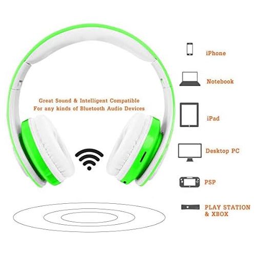  [아마존 핫딜]  [아마존핫딜]OXENDURE Kabellose Bluetooth Kopfhoerer fuer Kinder Jugendliche ab 5 Kabelloser Kopfhoerer Over Ear mit Lautstarkebegrenzung inkl. Radio on Ear drahtloser Faltbarer Kopfhoerer mit Mikrofon HiFi