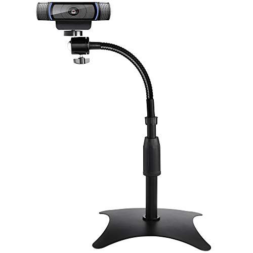  OXENDURE Webcam Stand Camera Stand with Anti-Tipping Weighted Base,for Logitech Webcam C925e C922x C922 C930e C930 C920 C615,GoPro Hero 8/7/6/5,Arlo Ultra/Pro/Pro 2/Pro 3/Brio 4K,D