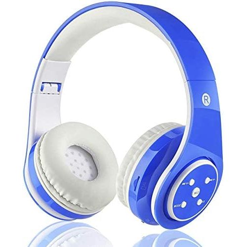  [아마존베스트]OXENDURE Wireless Bluetooth Headphones for Children & Teenagers from 5 Years - Wireless Over Ear Headphones with Volume Limit Including Radio - On-Ear Wireless Foldable Headphones with Micr