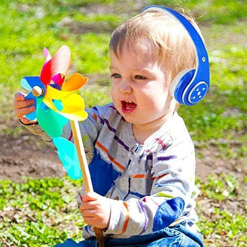  [아마존베스트]OXENDURE Wireless Bluetooth Headphones for Children & Teenagers from 5 Years - Wireless Over Ear Headphones with Volume Limit Including Radio - On-Ear Wireless Foldable Headphones with Micr