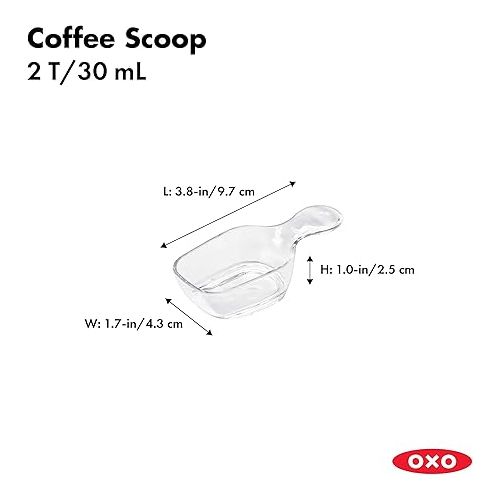 옥소 OXO Good Grips POP Container Coffee Scoop, Clear