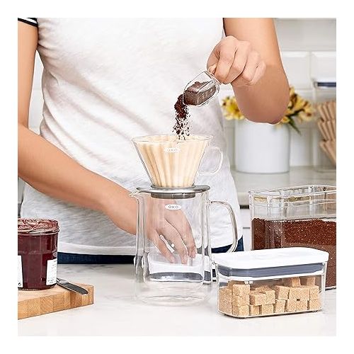 옥소 OXO Good Grips POP Container Coffee Scoop, Clear