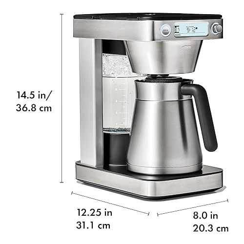 옥소 OXO Brew 12-Cup Coffee Maker With Podless Single-Serve Function,Silver