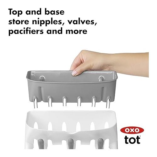 옥소 OXO Plastic Tot Space Saving Drying Rack For Kitchen