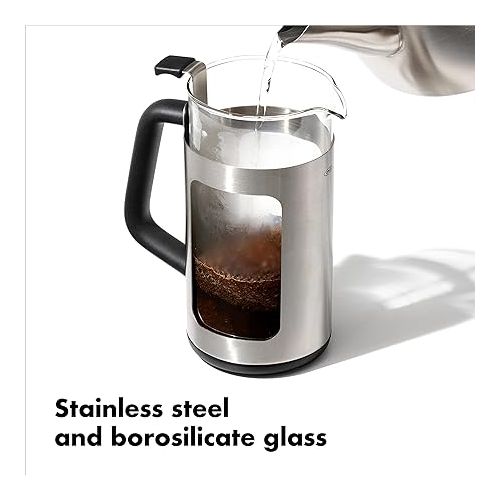 옥소 OXO Brew Stainless Steel French Press Coffee Maker - 32oz