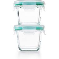 OXO Good Grips 4-Piece Smart Seal Leakproof Mini Glass Container Set