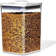 OXO Good Grips Pet POP Container - 4.4 Qt/4.2 L with Scoop |Ideal for up to 4lbs of Dog Food or 3.5lbs of Cat Food | Airtight Storage Container | BPA Free