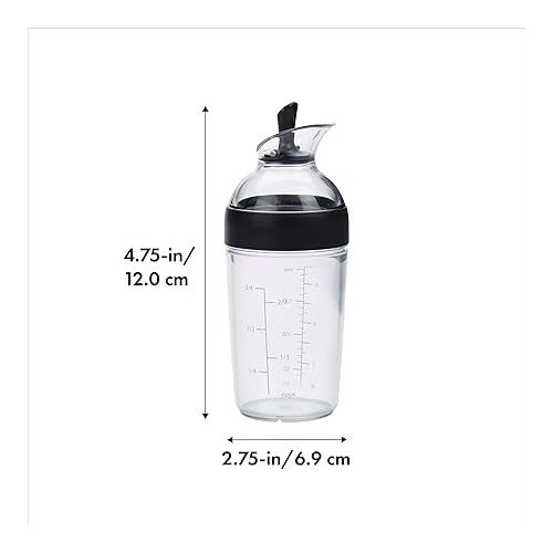 옥소 OXO Good Grips Little Salad Dressing Shaker - Black, Small