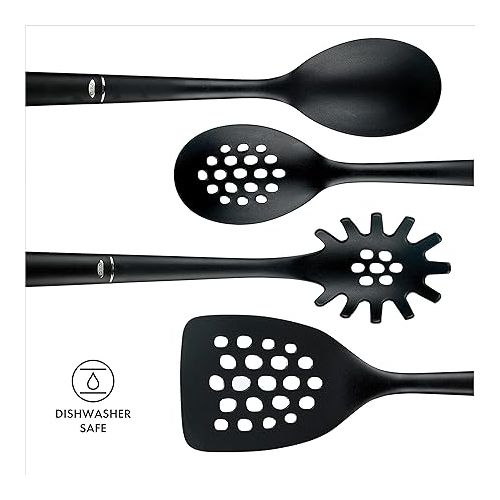 옥소 OXO Good Grips 4-Piece Nylon Tool Set, 2.3, Black