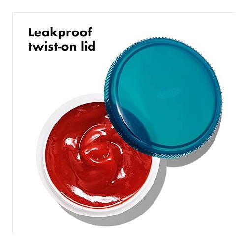 옥소 OXO Good Grips Prep & Go Leakproof Condiment Containers - 3 pack