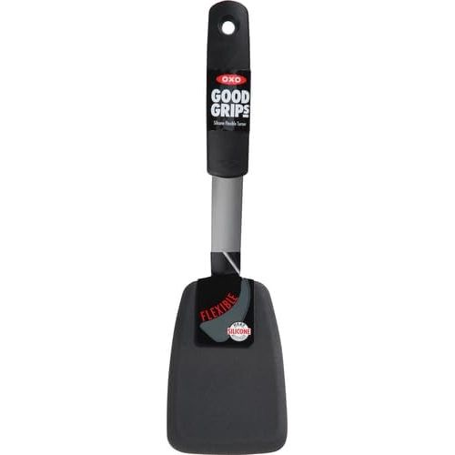 옥소 OXO Good Grips Small Silicone Flexible Turner Black