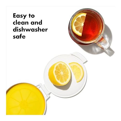 옥소 OXO Good Grips Cut & Keep Reusable Silicone Produce Saver Set - Onion and Lemon