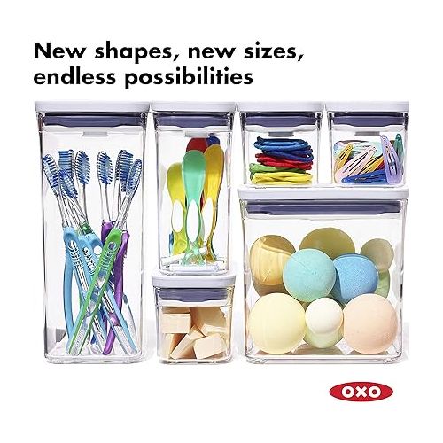 옥소 OXO Good Grips 4-Piece Mini POP Container Set, clear
