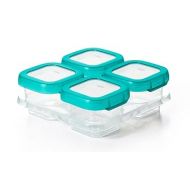 OXO Tot Baby Blocks Freezer Storage Containers Teal (4 Oz)