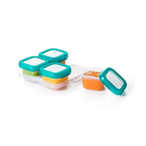 옥소 OXO Tot Baby Blocks Freezer Storage Containers Teal (4 Oz)