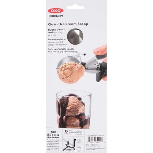 옥소 OXO Good Grips Classic Ice Cream Scoop,Black