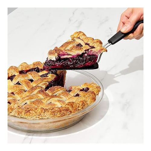 옥소 OXO Good Grips Black Nylon Flexible Pie Server (Pack of 1)