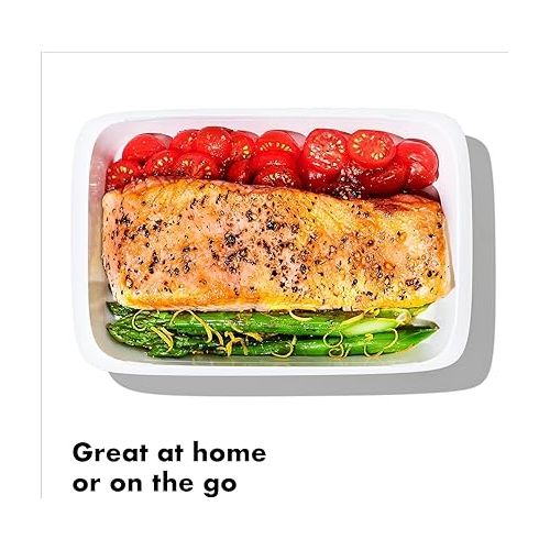 옥소 OXO Prep & Go 5-Cup Meal Container Leakproof Food Storage, 4 Pack