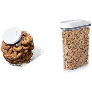 OXO Good Grips Airtight POP Large Cereal Dispenser (4.5 Qt) and OXO Good Grips 5.0 Qt POP Large Jar
