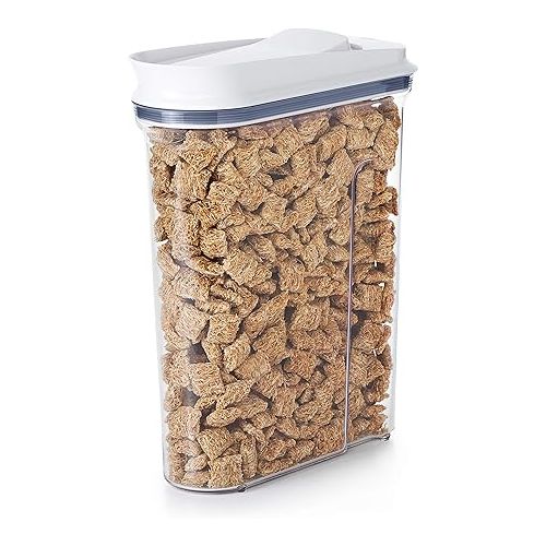 옥소 OXO Good Grips Airtight POP Large Cereal Dispenser (4.5 Qt) and OXO Good Grips 5.0 Qt POP Large Jar