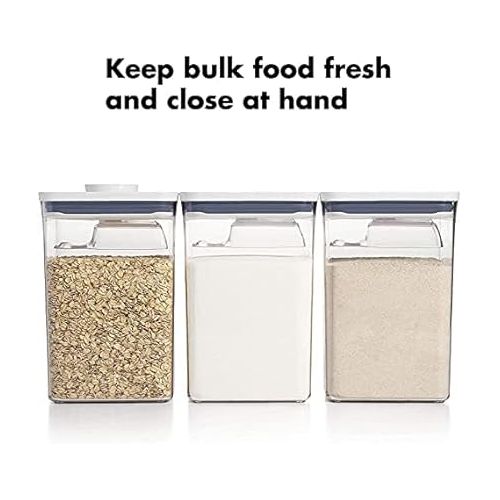 옥소 OXO Good Grips 12-Piece POP Container Bulk Set - 6 Count 4.4 Qt Containers, 6 Scoops