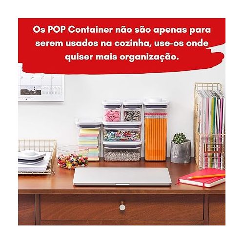 옥소 OXO Good Grips 10-Piece POP Container Set, White