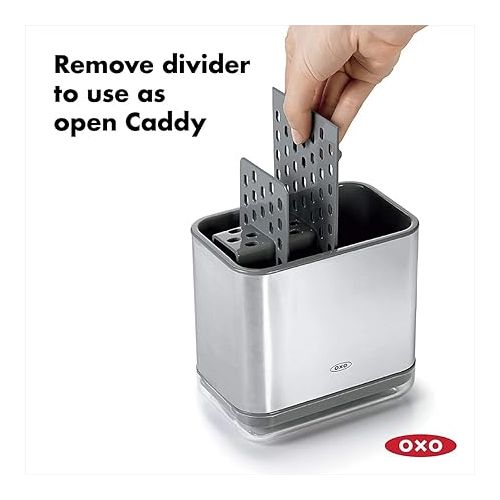 옥소 OXO Stainless Steel Good Grips Sinkware Caddy, One Size