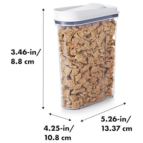 옥소 OXO Good Grips Airtight POP Large Cereal Dispenser (4.5 Qt),White
