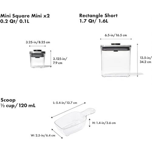 옥소 OXO SteeL 12-Piece POP Container Set
