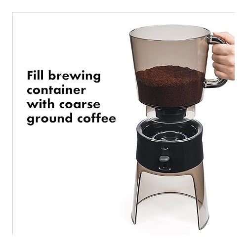옥소 OXO Good Grips 32 Ounce Cold Brew Coffee Maker,Black