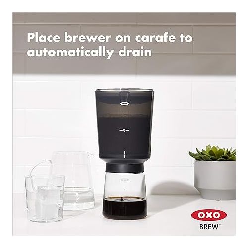 옥소 OXO Brew Compact Cold Brew Coffee Maker,Black