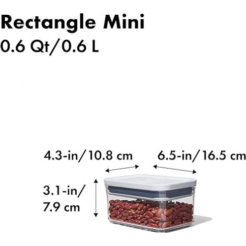 옥소 OXO Good Grips POP Container - Rectangle Mini 0.6 Qt