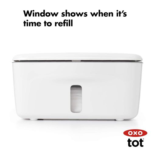 옥소 [아마존베스트]OXO Tot Perfect Pull Wipes Dispenser, Gray