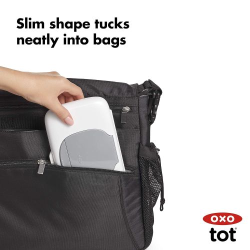 옥소 [아마존베스트]OXO Tot On-The-Go Wipes Dispenser, Gray