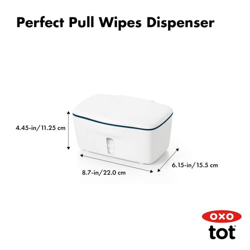 옥소 [아마존베스트]OXO Tot Perfect Pull Wipes Dispenser, Navy